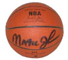 magic johnson autographed basketball