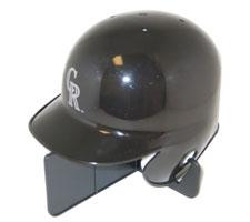 Colorado Rockies Official MLB Mini Batting Helmet by Riddell in cardboard box