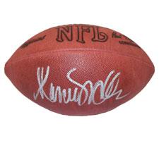 Marcus Allen Autographed Football NFL Tagliabue Game by Wilson