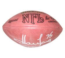 Howie Long Autographed Official Tagliabue NFL Game Football