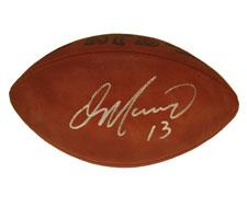 Dan Marino Autographed Football Official Tagliabue NFL Game Model