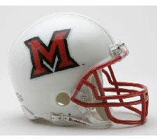 Miami of Ohio RedHawks Current Replica Mini Helmet by Riddell - Login for SALE Price Image
