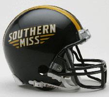Southern Mississippi Golden Eagles Current Replica Mini Helmet by Riddell - Login for SALE Price Image