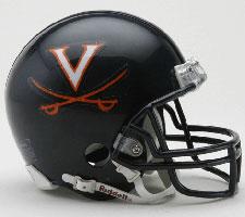 Virginia Cavaliers Current Replica Mini Helmet by Riddell - Login for SALE Price Image