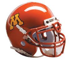 Minnesota Golden Gophers 1999-2006 Throwback Mini Helmet by Schutt Image