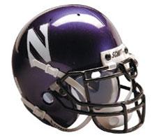 Northwestern Wildcats 1994-Present Mini Helmet by Schutt Image