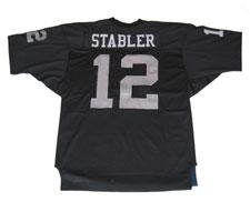 Ken Stabler Authentic Oakland Raiders Old Style Jersey, Black, size 48 Image