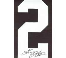 Ricky Watters Autographed White jersey number