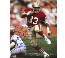 Roger Craig San Francisco 49ers 16x20, #1121 7 Super Stats Autographed Photo