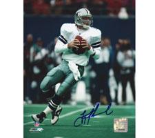 Troy Aikman Autographed Photo Dallas Cowboys 8x10 #297