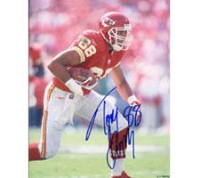 Tony Gonzalez Chiefs Autographed Photo