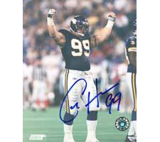 Chris Hovan Minnesota Vikings 8x10 #145 Autographed Photo Image