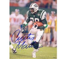 Curtis Martin Autographed Photo New York Jets 8x10 #267