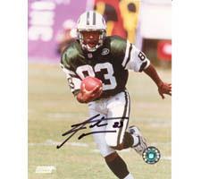 Santana Moss New York Jets 8x10   Autographed Photo