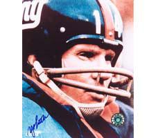 YA Tittle New York Giants 8x10 #125 Autographed Photo