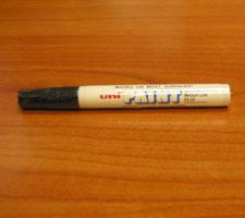 Black Paint Pen by Uni-Paint - Thin Tip