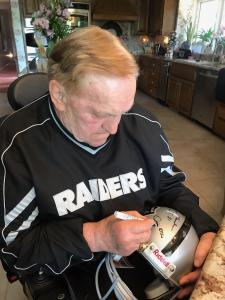 George Blanda and Jim Otto Autographed Helmet