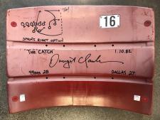 Dwight Clark Autographed Seatback