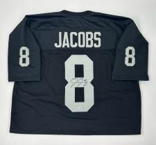 Josh Jacobs Autographed Raiders Custom Jersey  