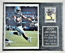 Josh Jacobs Plaque