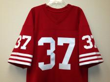 Jimmy Johnson Jersey Authentic San Francisco 49ers Red, size 46