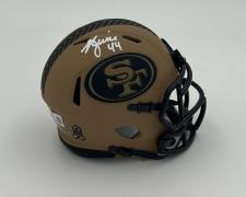 Kyle Juszczyk Autographed 49ers Salute to Service Mini Helmet 