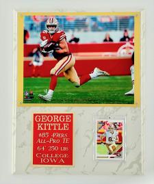 George Kittle Plaque