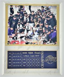 Lakers Team 2020 NBA Champions Plaque