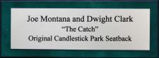 The Catch Montana Clark Seatback Display Case Nameplate