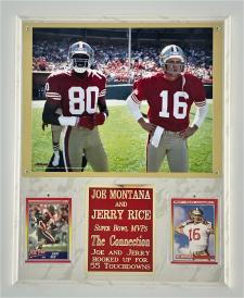 Joe Montana and Jerry Rice