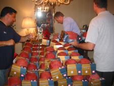 Joe Montana Signing Footballs