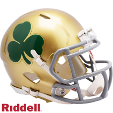 Notre Dame Shamrock Speed Mini Helmet by Riddell