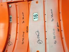 Autographed Candlestick Park Seats