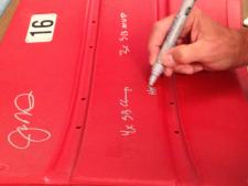 Autographed Candlestick Park Seats
