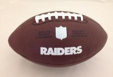 Oakland Raiders Team Logo Composite Leather NFL Football by Wilson