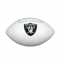 Raiders Four White Panel Footballs by Wilson