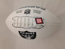 Raiders Four White Panel Footballs by Wilson