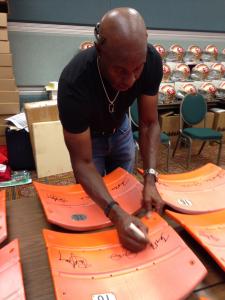 Autographed Candlestick Park Seatbacks