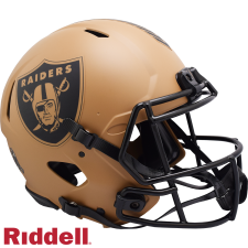 Raiders Salute to Service helmets