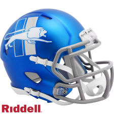 Lions On-Field Alternate Mini Speed Helmets