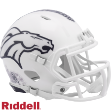 Broncos Salute to Service Helmet - Mini white