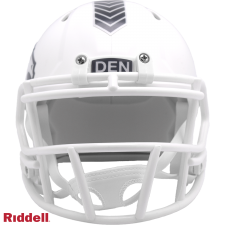 Broncos Salute to Service Helmet - Mini white