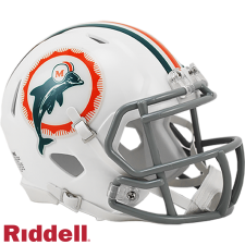 Miami Dolphins 1972 Throwback Mini Speed Helmets