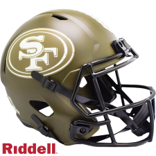 49ers Salute to Service Replica Speed Helmets