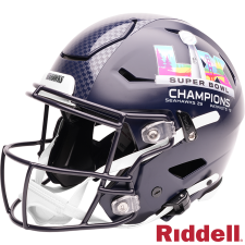 Seahawks Super Bowl 60 Champions Helmet - Authentic SpeedFflex