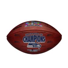 Seahawks Super Bowl 60(LX) Champions Commemorative Leather Football