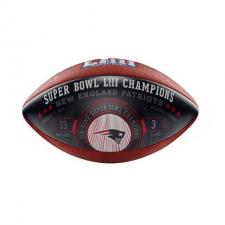 Patriots Super Bowl 53 Champions Commemorative Blue Football