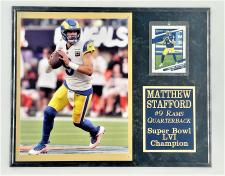 Matthew Stafford Plaque