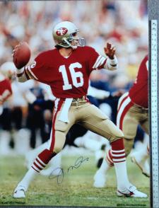 Joe Montana Autographed Photo 30x40