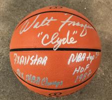 Walt Frazier Signed Basketball